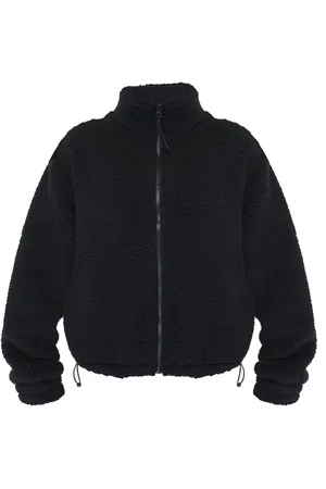 Sweaty Betty Black Black Canyon Fleece Zip-Up Sweatshirt XXL