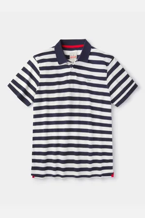 Aubin Elkington Striped Polo Shirt L