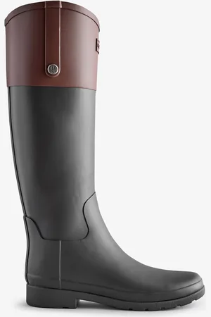 Hunter Gloss Refined Riding Boot Black Wellies AU 7 (EU 38)