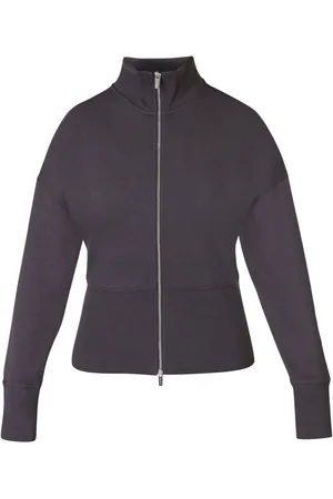 Sweaty Betty Grey After Class Zip Up Top XXS