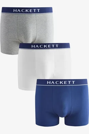 Hackett 3 Pack Multi Cotton Elastane Boxer Trunks XL