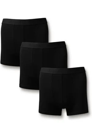 Charles Tyrwhitt Black Cotton Stretch Jersey Trunks 3 Pack L