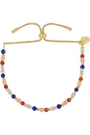 ESTELLA BARTLETT Gold Tone Mixed Glass Amelia Bracelet One
