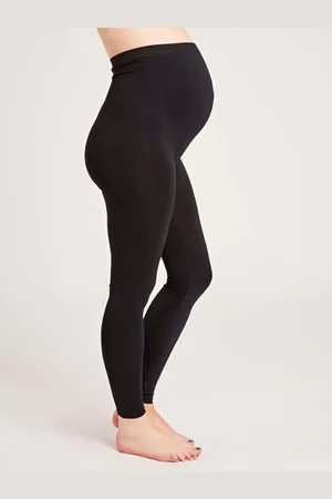 JoJo Maman Bébé Black Support Maternity Leggings XS
