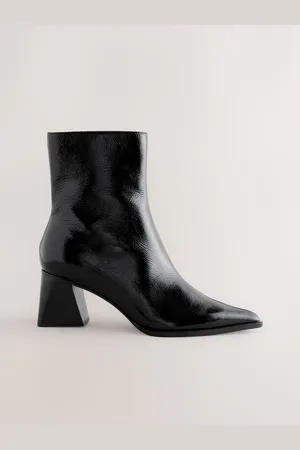 Next Black Forever Comfort Block Heeled Ankle Boots AU 6.5 (EU 37.5)