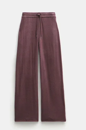 Hush Puppies Purple Elle Supersoft Wide Leg Joggers M
