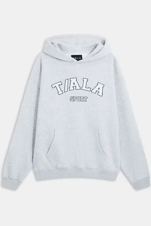 Tala Grey Light Oversized Volley Hoodie with Fleece M