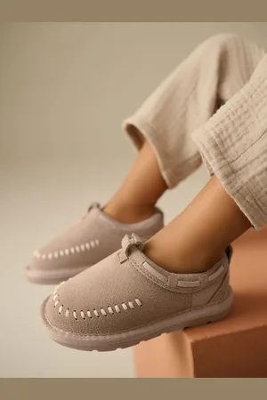 Next Neutral Suede Stitch Mules AU 11 (EU 29)