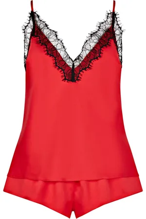 Ann Summers Red Cerise Satin Cami Set XXL