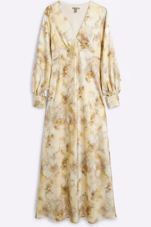 River Island Floral Print Occasion Maxi Dress AU 16