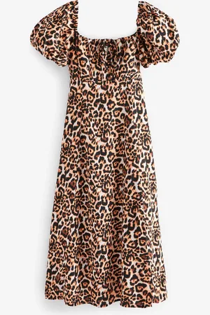 Next Puff Sleeve Midi Dress AU 24