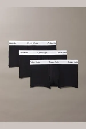 Calvin Klein Black 3 Pack Low Rise Trunks