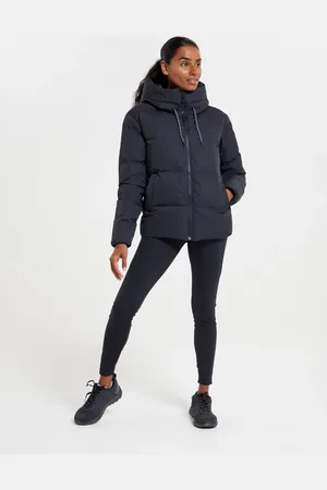Mountain Warehouse Black Womens Cosy Extreme Short Down Jacket AU 10