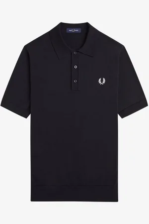 Fred Perry Cotton Knitted Polo Shirt XXL