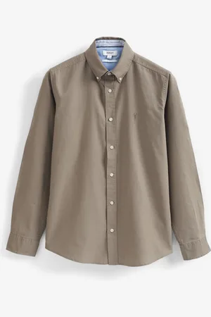 Next Slim Fit Long Sleeve Oxford Shirt L