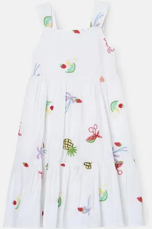Angel & Rocket Emmie Embroidered Fruit 100% Cotton Dress 3 Years (98cm)