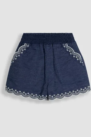 JoJo Maman Bébé Broderie Scallop Pocket Shorts 2