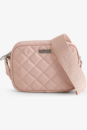 Barbour Pale Pink Quilted Sloane Crossbody Bag One