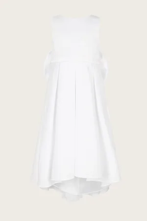 Monsoon Oversized Sabrina Bow Communion Dress 4 Years (104cm)