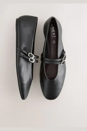 Next Standard Fit Forever Comfort Leather Round Toe Mary Jane Shoes AU 8 W (EU 39)