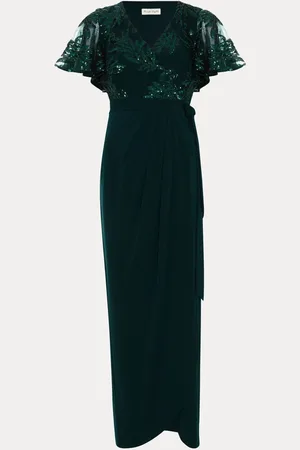 Phase Eight Minty Wrap Dress AU 14
