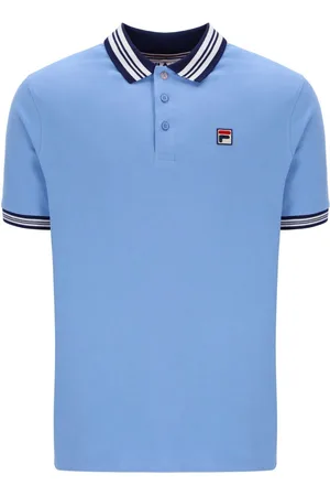 Fila Faraz Tipped Rib 100% Cotton Polo Shirt XS