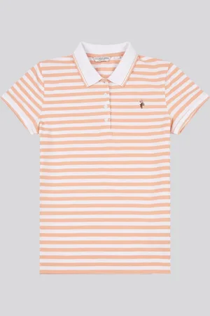 U.S. Polo Assn. U. S. Polo Assn Womens Stripe Polo Shirt S