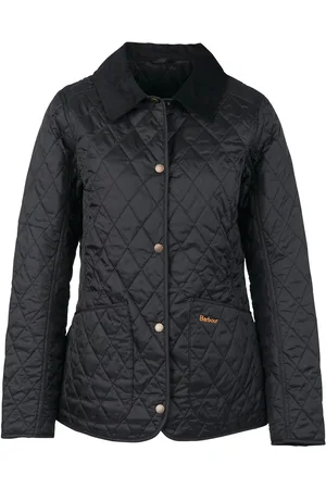 Barbour Black Annandale Quilted Jacket AU 14