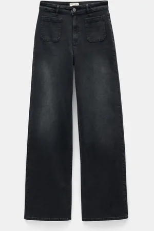 Hush Puppies Black Rowan Flared Jeans 6