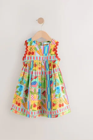 Next Ric Rac 100% Cotton Sleeveless Summer Dress (3mths-8yrs) 3