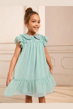 Love & Roses Sequin Collar Occasion Dress (3-12yrs) 10 Years (140cm)