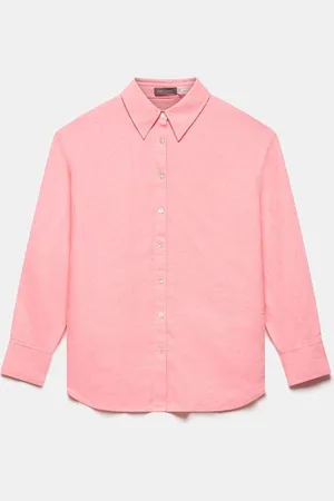 mint&berry Linen Long Sleeve Shirt small