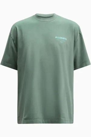 AllSaints AllSaints Green 100% Organic Cotton Underground Crew T-Shirt L