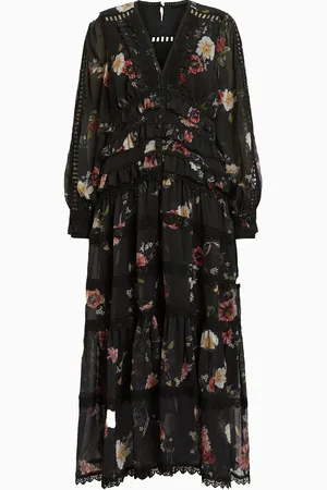 AllSaints AllSaints Zora Midi Dress AU 12