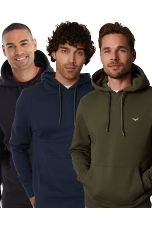 Threadbare BK/KI/NY Pullover Hoodies 3 Pack M