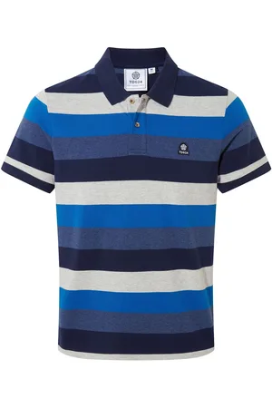 Tog 24 Blue/White Flaxby Deep Port Polo T-Shirt XXXL