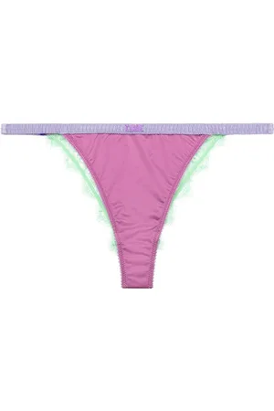LOVE Stories Purple Charlotte Brazilian String Thongs XXL