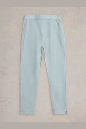 White Stuff Blue Janey Crop Jeggings AU 12