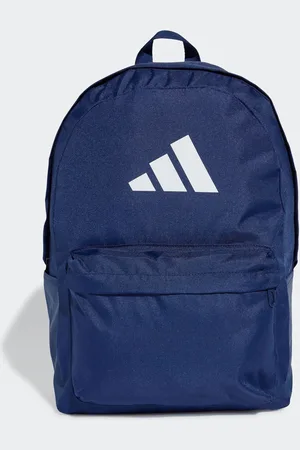 adidas Navy Blue Classic 3 Bar Logo Backpack One