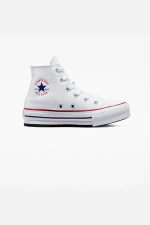 Converse White Eva Lift High Top Junior Trainers AU 12 (EU 30)