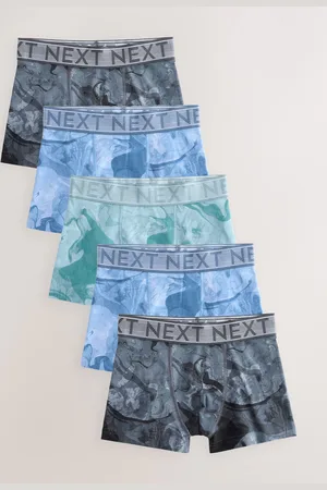 Next Blue Marble Print Boxers 5 Pack (2-16yrs) 110116cm