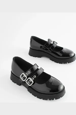 Next Chunky Double Buckle Mary Jane School Shoes AU 2 (EU 34.5)