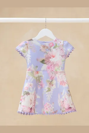 Lipsy London Baby Floral Print Scuba Occasion Dress (0mths-5yrs) 6