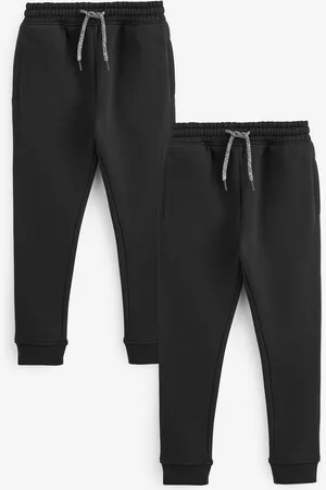 Next Black Skinny Fit Joggers 2 Pack (3-16yrs) 13 Years (158cm)