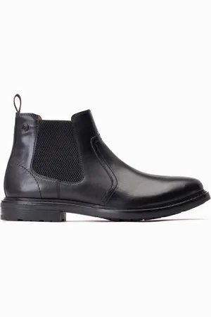 Base London Bloom Pull On Chelsea Black Boots AU 7 (EU 41)