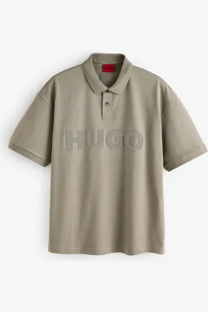 HUGO BOSS Tonal Logo 100% Cotton Polo Shirt L