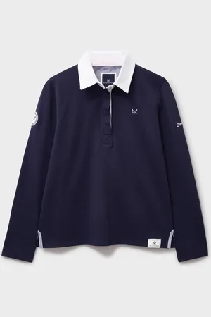 J.Crew 100% Cotton Long Sleeve Rugby Shirt AU 14