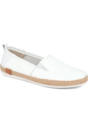 JONES BOOTMAKER Milan Leather Espadrille Flats AU 10 (EU 41)
