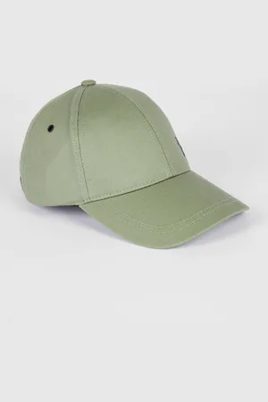 Paul Smith Green 100% Cotton Logo Cap One