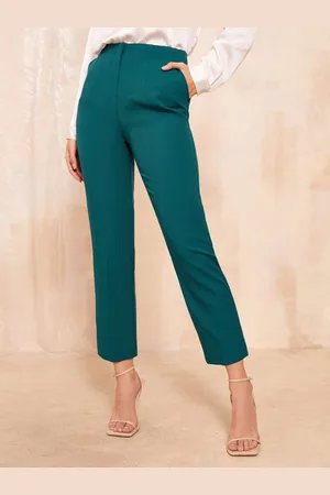 Friends Like These Green Tailored Ankle Grazer Trousers Co Ord Suit AU 20